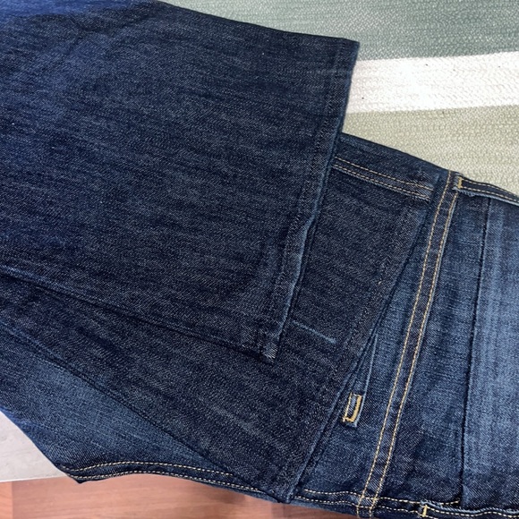 7 For All Mankind “A” Pocket Dark Wash Denim Jeans (29) - Picture 9 of 10